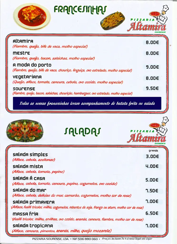 Menu_Pizzaria Altamira Sourense Lda._Soure_imagen_1
