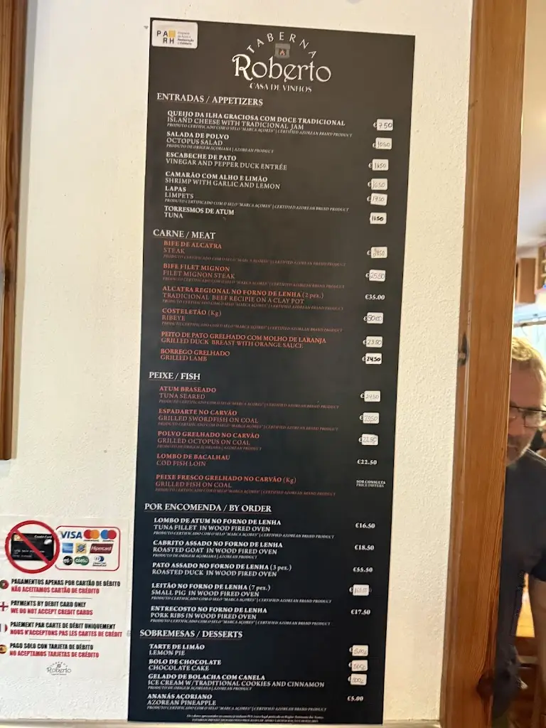 Menu_Restaurante Taberna Roberto_Feteira_immagine_3