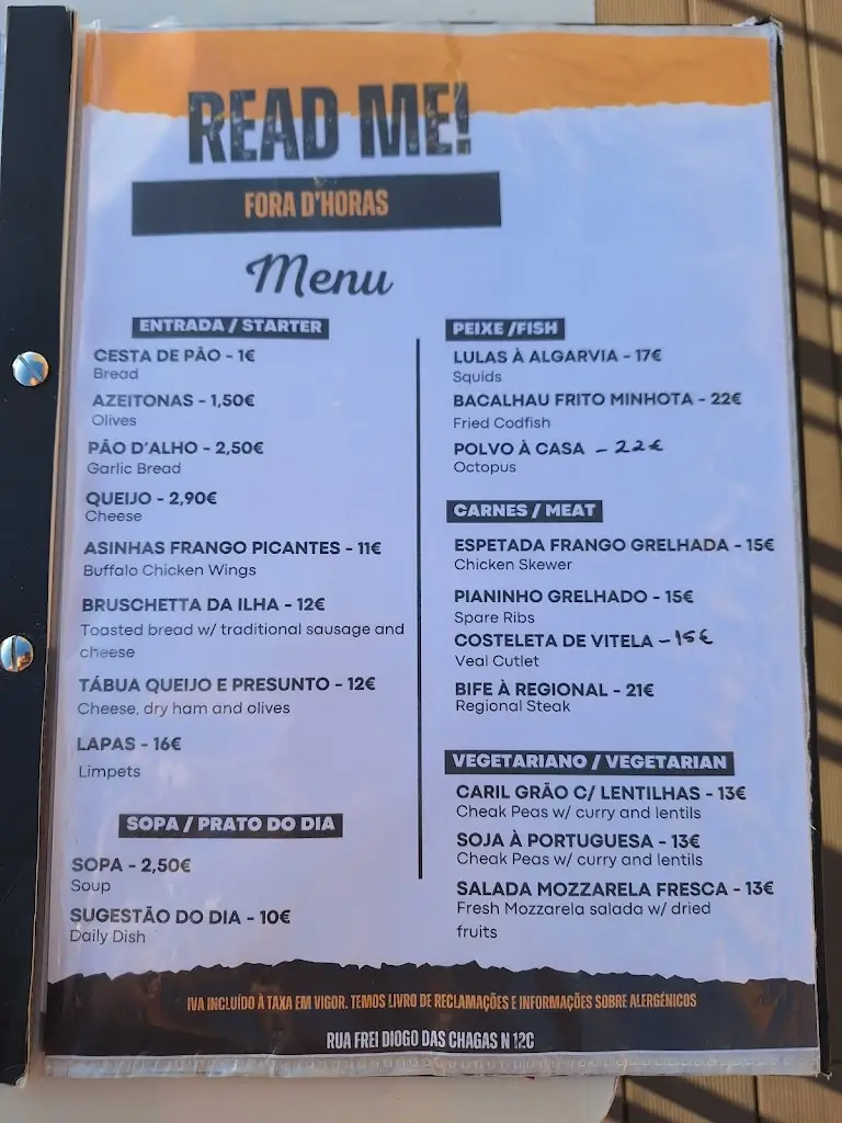 Menu_Snack Bar - Fora d'Horas_Santa Cruz das Flores_immagine_3