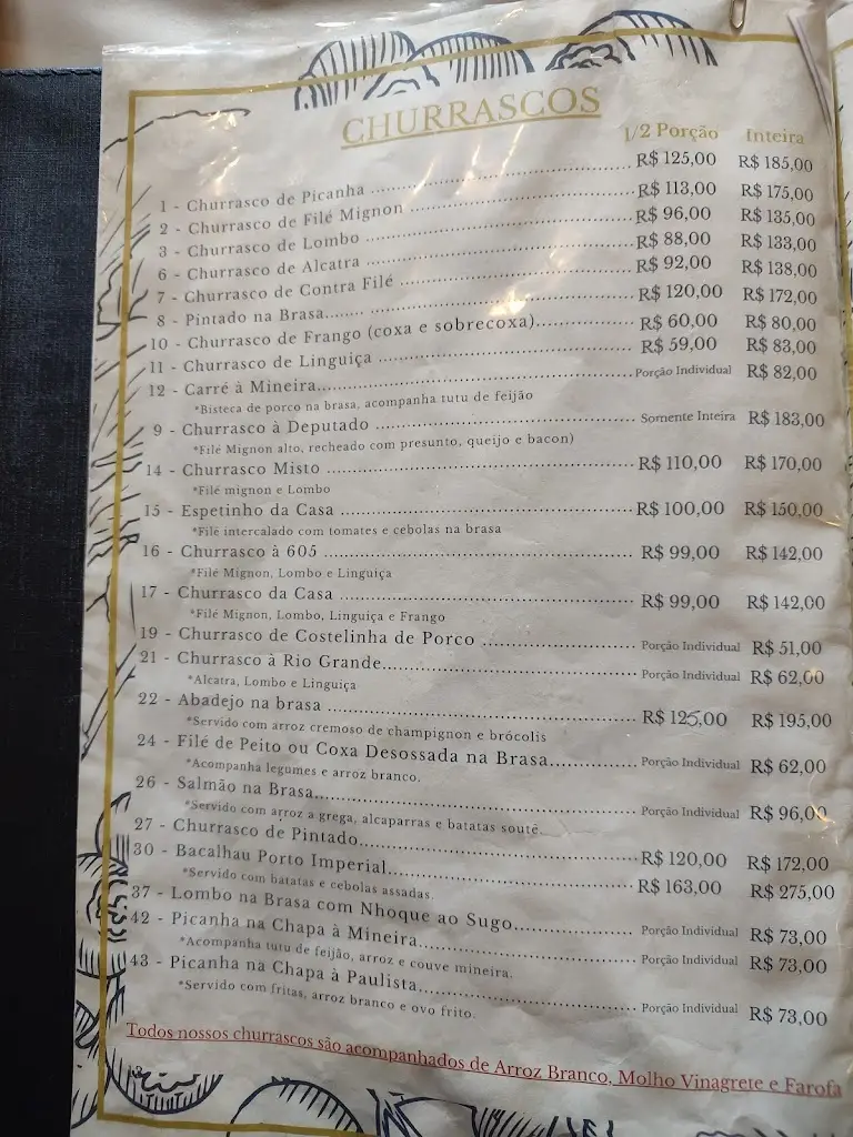 Menu_O Paço Ducal_Vila Viçosa_image_1