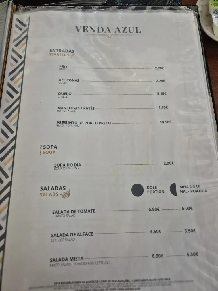 Menu_Venda Azul_Estremoz_immagine_4
