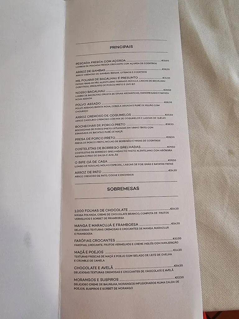 Menu_Mercearia Gadanha - Estremoz_Estremoz_immagine_1