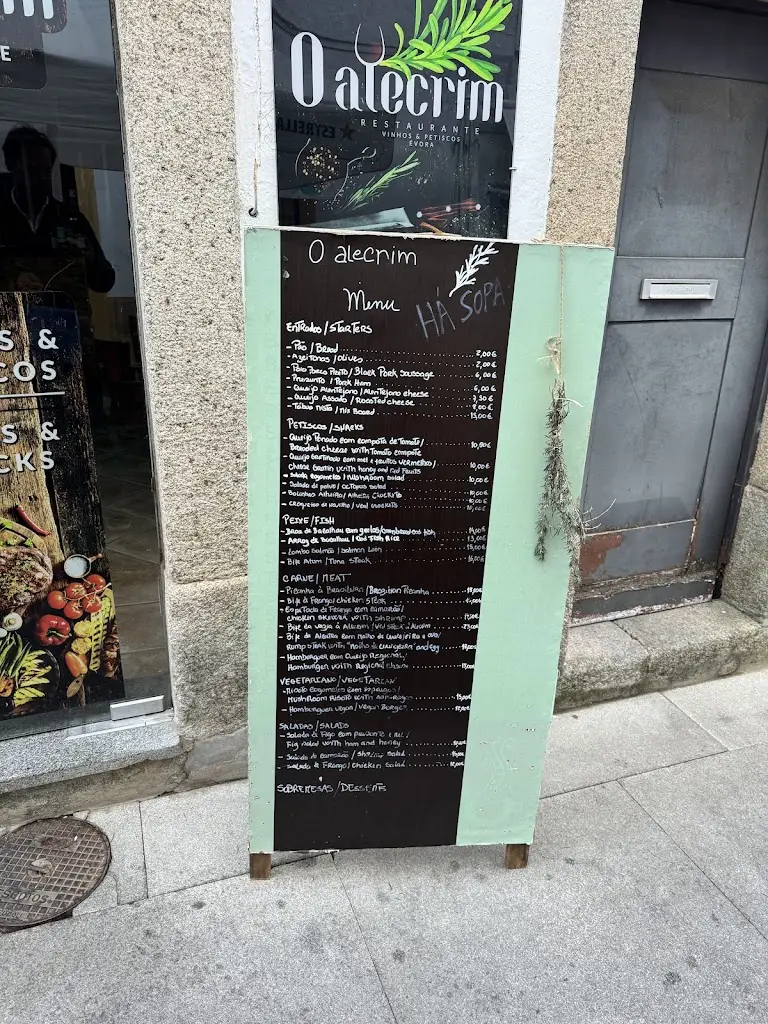 Menu_Restaurante Alecrim_Estremoz_immagine_2