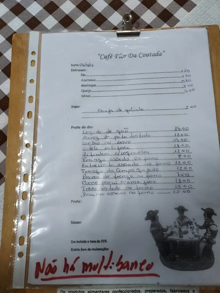 Menu_Restaurante Flor da Coutada_Estremoz_imagen_1