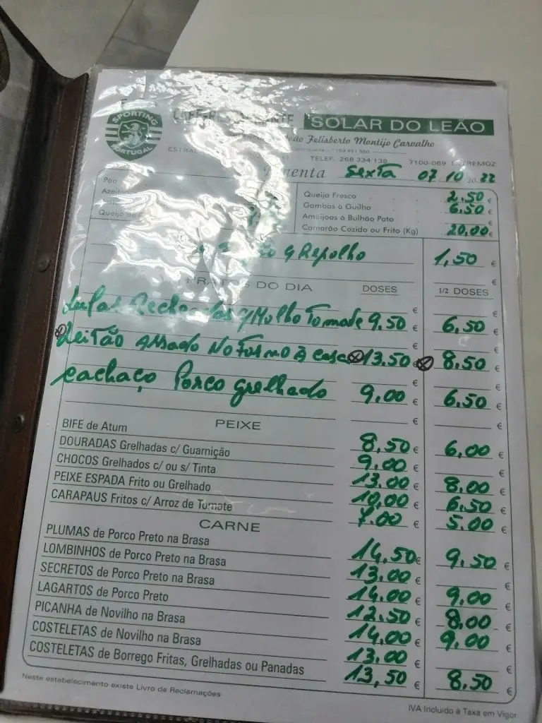 Menu_Solar do Leão_Estremoz_immagine_1