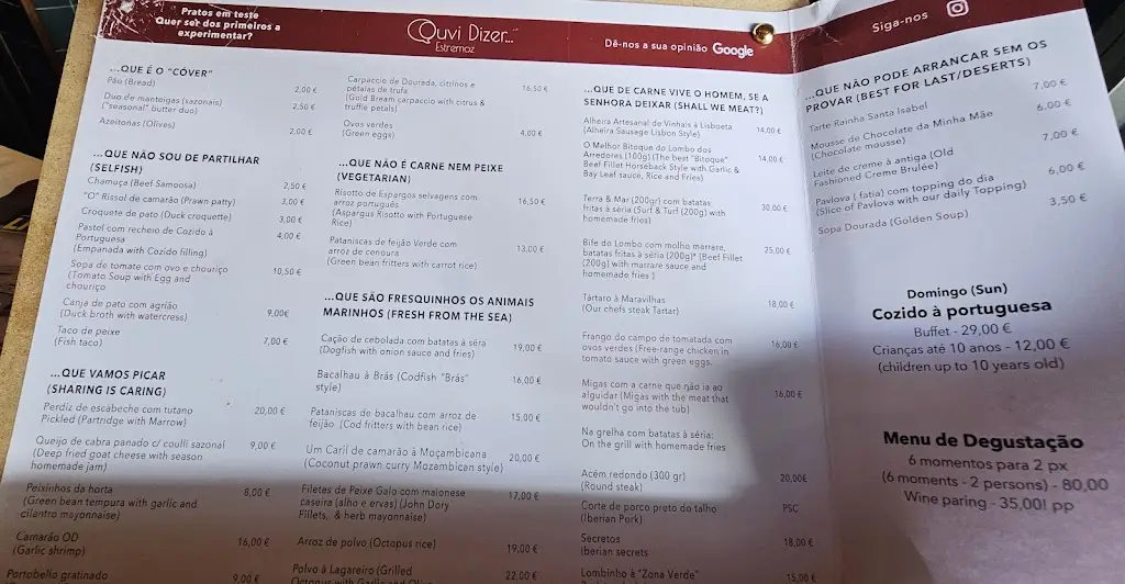 Menu_Ouvi Dizer Estremoz_Estremoz_image_2