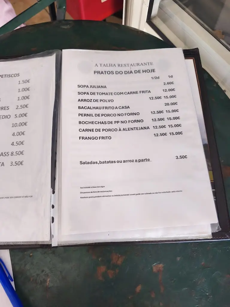 Menu_A Talha_Estremoz_imagen_2