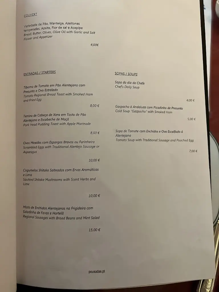 Menu_Restaurante de Estremoz_Estremoz_image_3