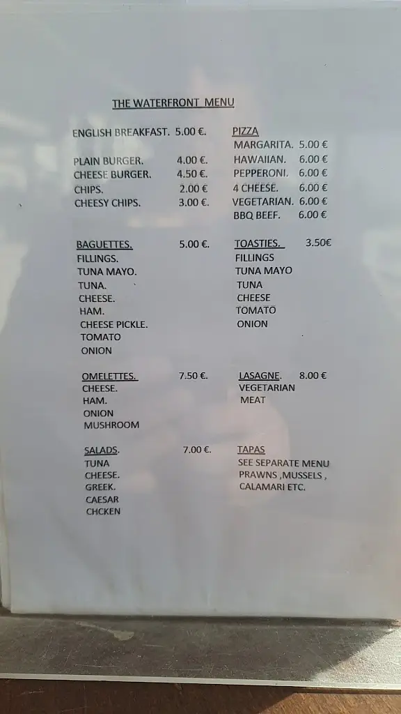 Menu_The Waterfront Albufeira_Albufeira_image_2