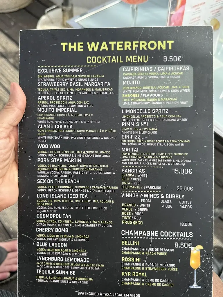 Menu_The Waterfront Albufeira_Albufeira_image_3