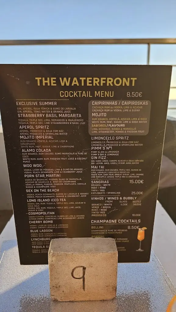 Menu_The Waterfront Albufeira_Albufeira_image_4