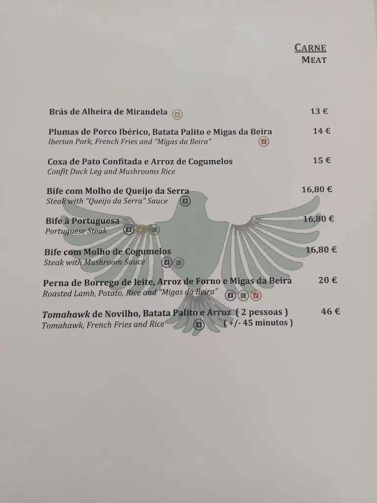 Menu_Restaurant Verdelhão_Tábua_immagine_2