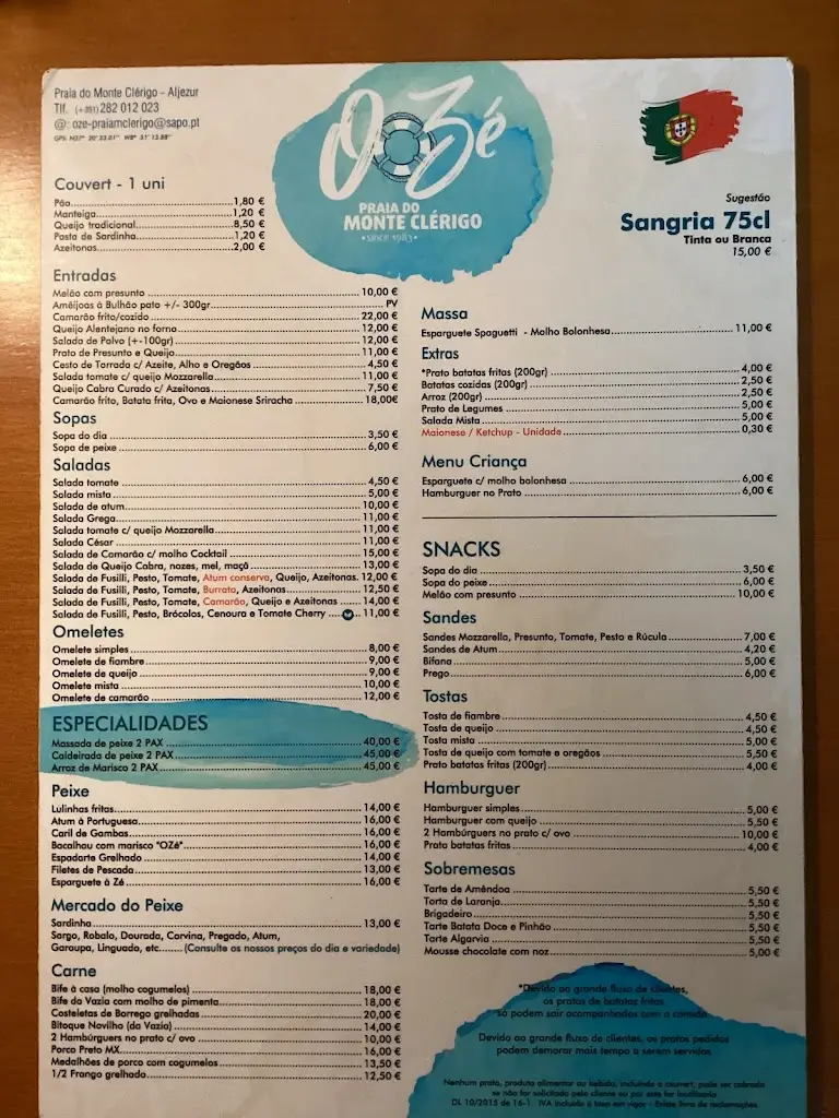 Menu_O Zé_Aljezur_immagine_2