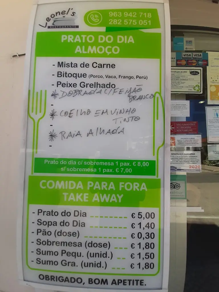 Menu_Restaurante Leonel's_Algoz_immagine_1