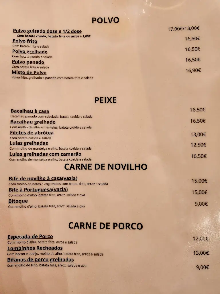 Menu_Casa Da Galinha Parmagiana_Porto Judeu_image_4