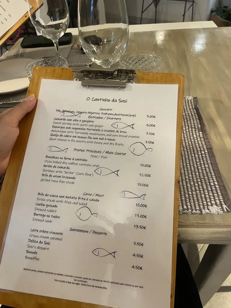 Menu_Restaurante O cantinho da Susi_Alcantarilha_immagine_2