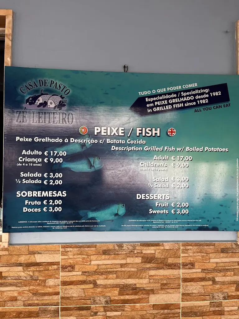Menu_Restaurante Zé Leiteiro_Alcantarilha_immagine_1
