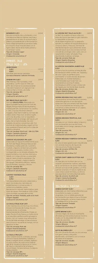 Menu_Pera Bistro Bar | Restaurant | Tapas_Alcantarilha_immagine_3