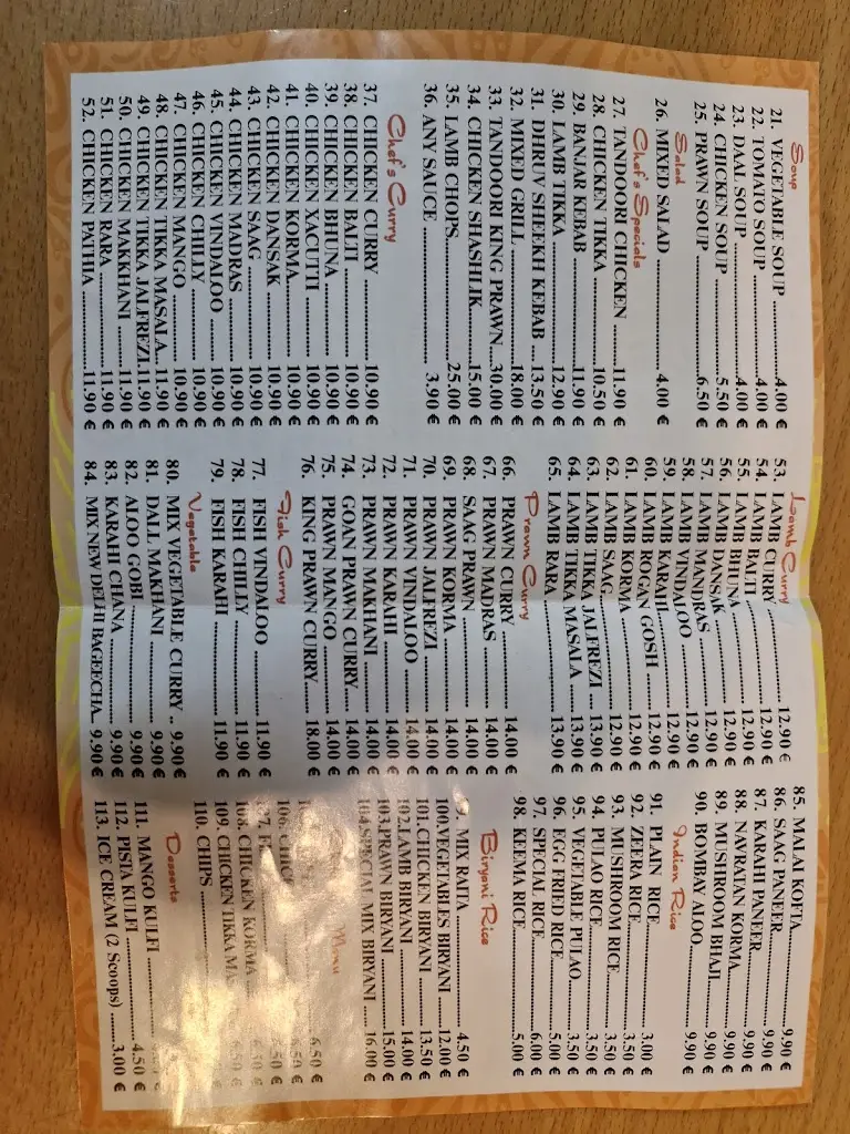 Menu_New Delhi Indian Tandoor Restaurant_Alcantarilha_image_2