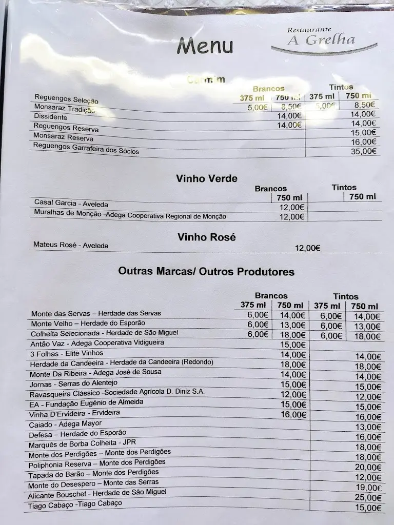 Menu_A Grelha_Reguengos de Monsaraz_immagine_1