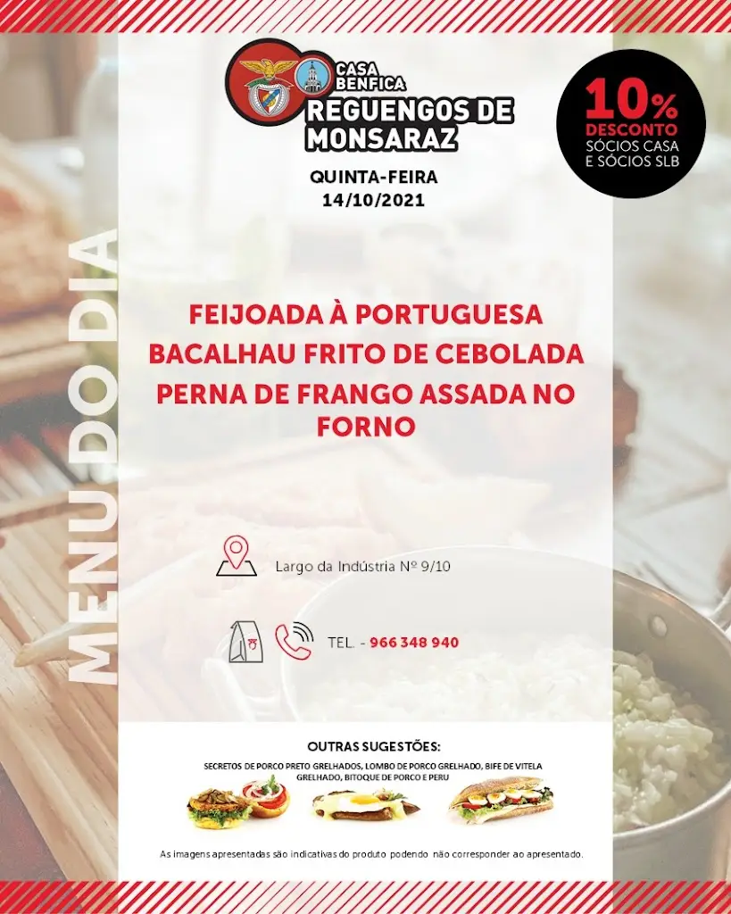 Menu_Casa Benfica Reguengos de Monsaraz_Reguengos de Monsaraz_image_2