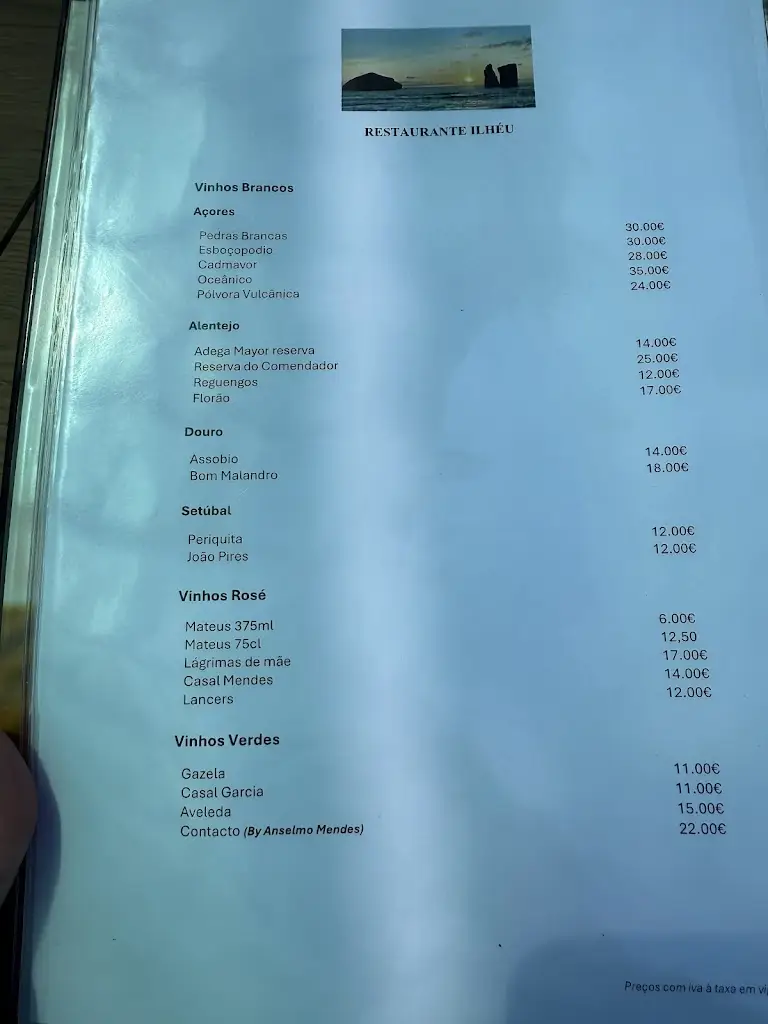 Menu_RestauArante Ilhéu_Mosteiros_immagine_2