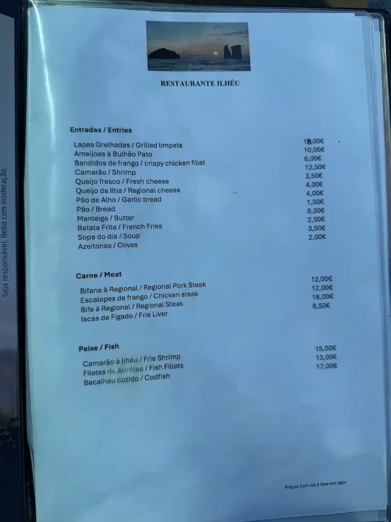 Menu_RestauArante Ilhéu_Mosteiros_immagine_3