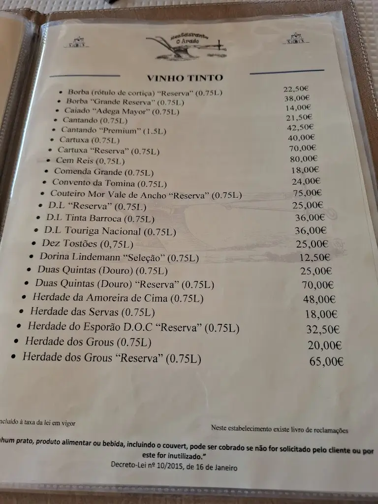 Menu_O Arado_Montemor-o-Novo_immagine_2