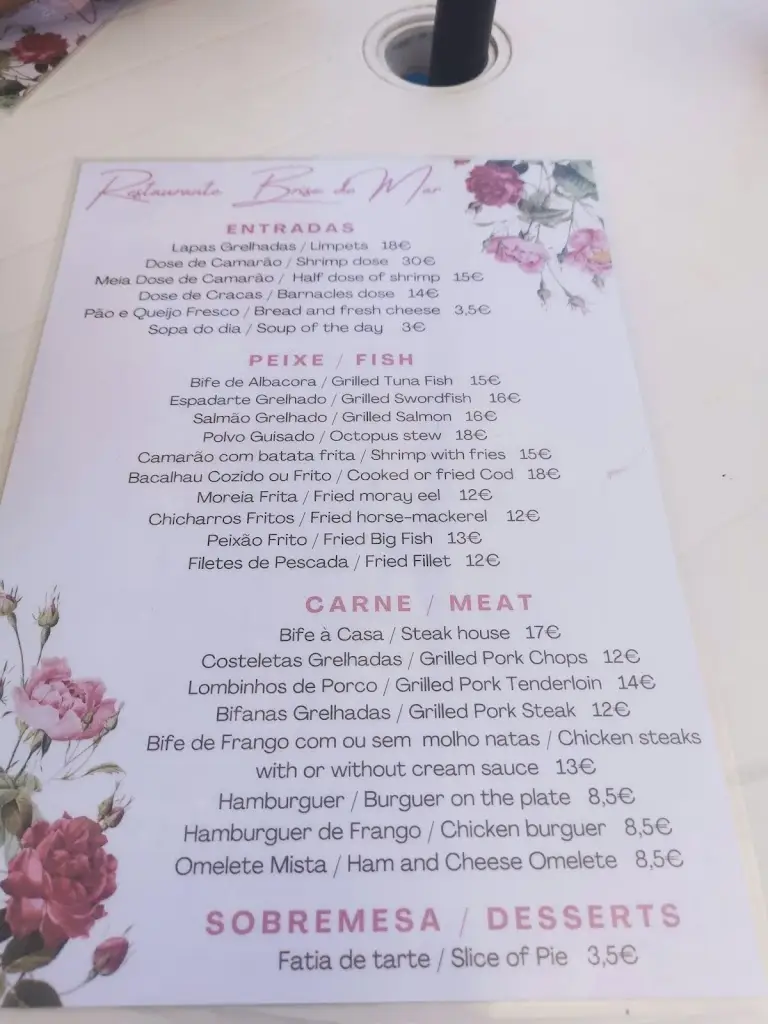Menu_Restaurante Brisa do Mar_Mosteiros_immagine_2