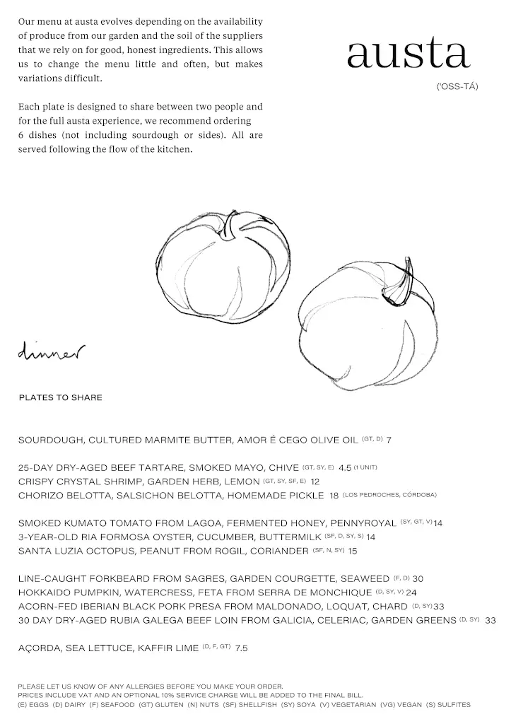 Menü_austa_Almancil_Bild_2