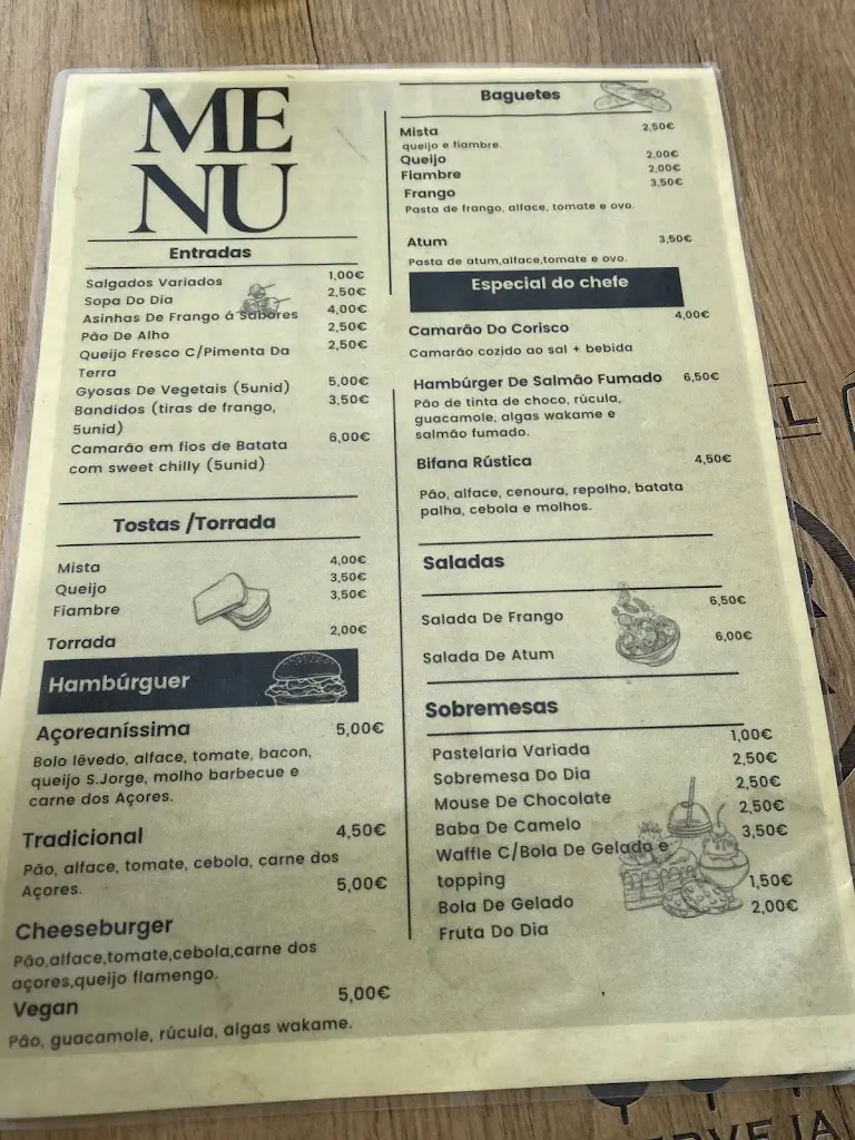 Menu_Quiosque Sabores D’Areia_Mosteiros_immagine_2