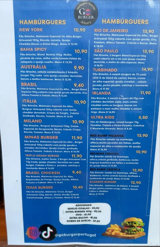 Menu_Go Burger Armação de Pera_Armação de Pêra_imagen_2