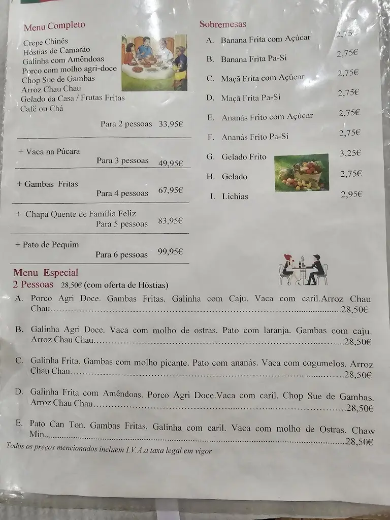 Menu_RESTAURANTE CHINES LONG XING_Armação de Pêra_image_1