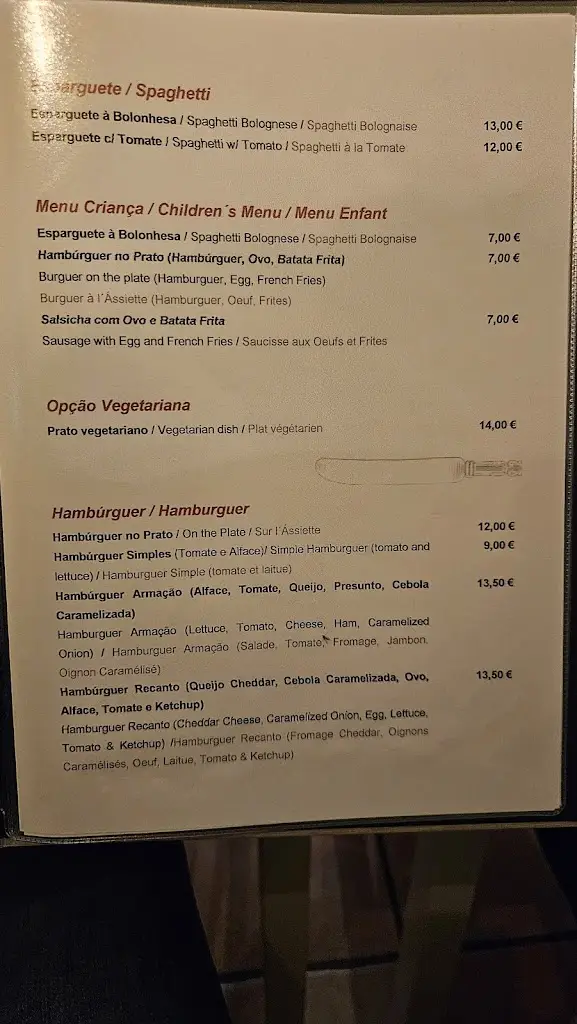 Menu_Restaurante Recanto do Zé_Armação de Pêra_image_1