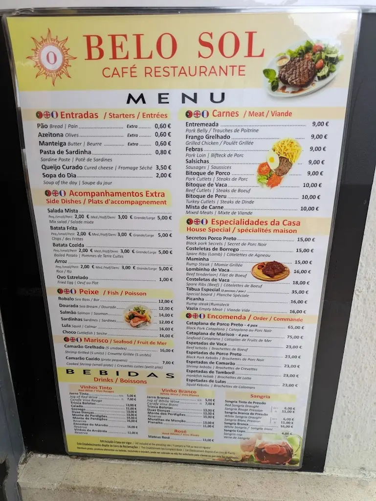 Menu_O Belo Sol_Estói_imagen_2