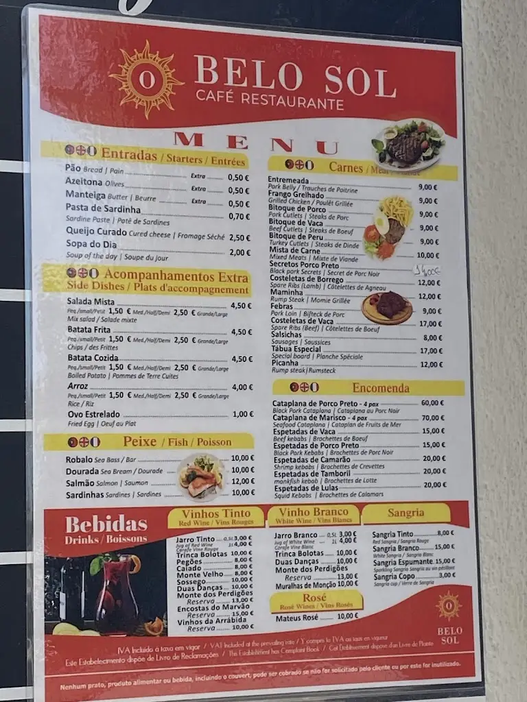 Menu_O Belo Sol_Estói_imagen_4