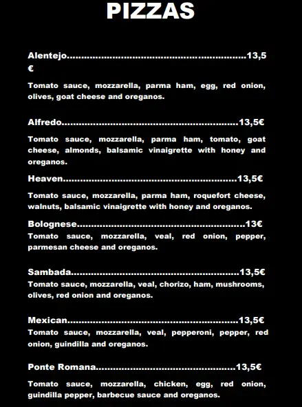 Menu_Pizzaria Montenegro em Estoi_Estói_immagine_1