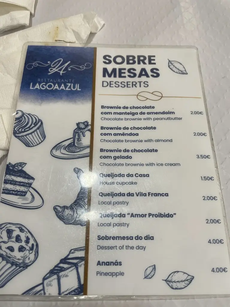 Menu_Lagoa Azul Restaurant_Mosteiros_immagine_2