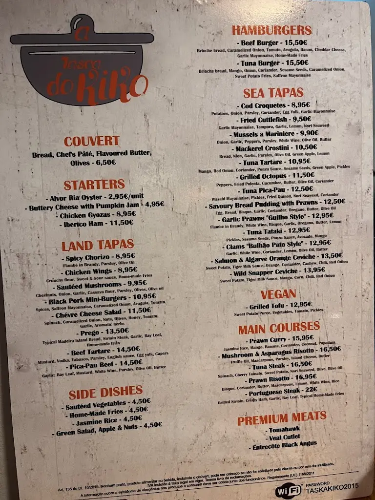 Menu_Tasca do Kiko Restaurante_Bensafrim_imagen_2