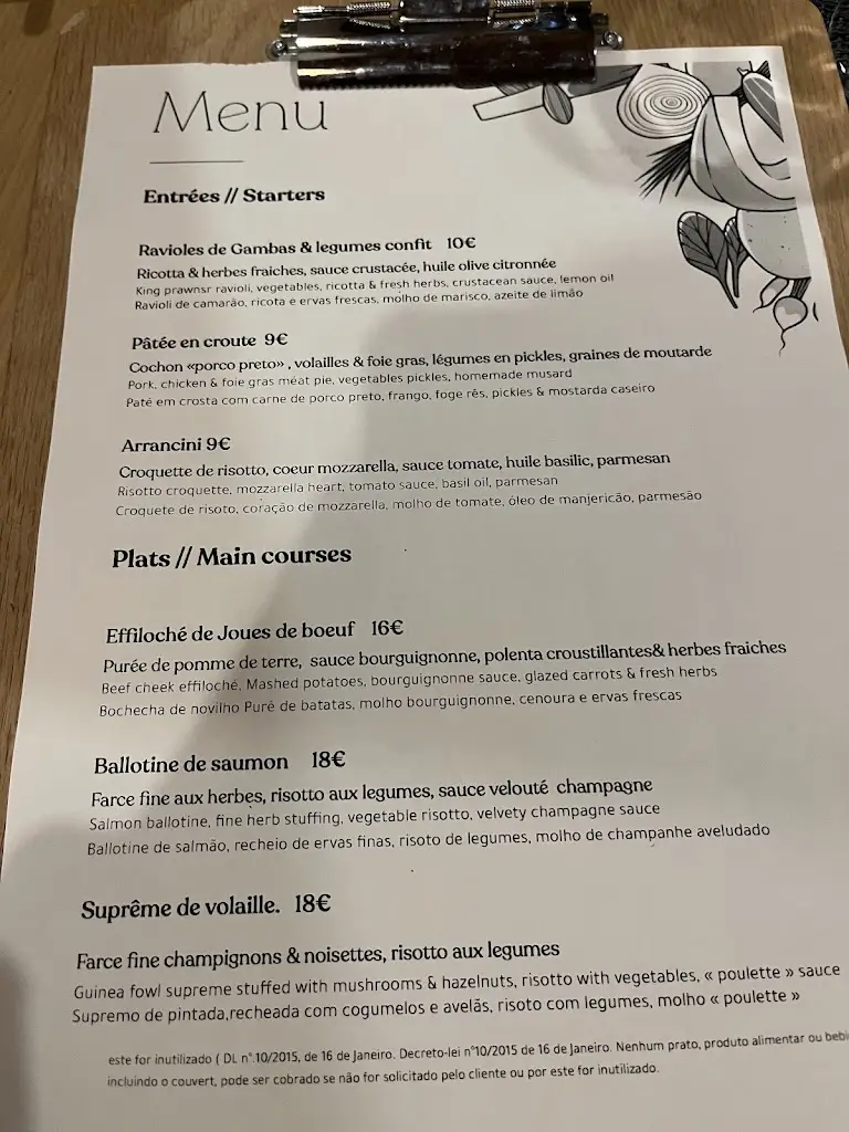 Menu_Amorizade_Bensafrim_immagine_1