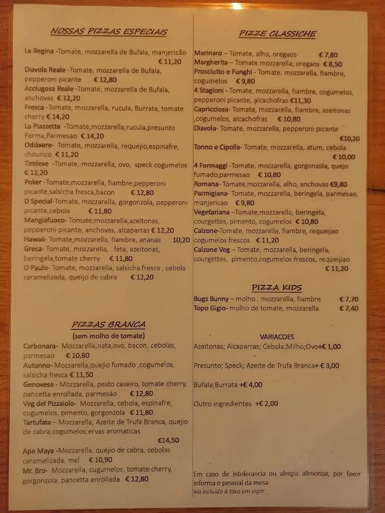 Menu_La Piazzetta Pizzeria Italiana_Bensafrim_immagine_4