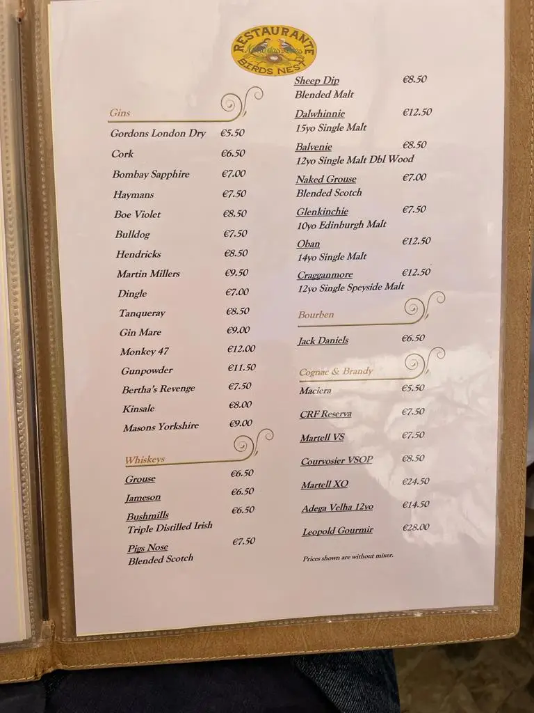 Menu_Birds Nest Restaurant_Boliqueime_immagine_2