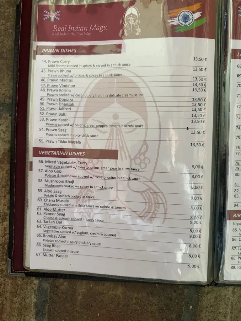 Menu_Real Indian Magic_Boliqueime_imagen_4