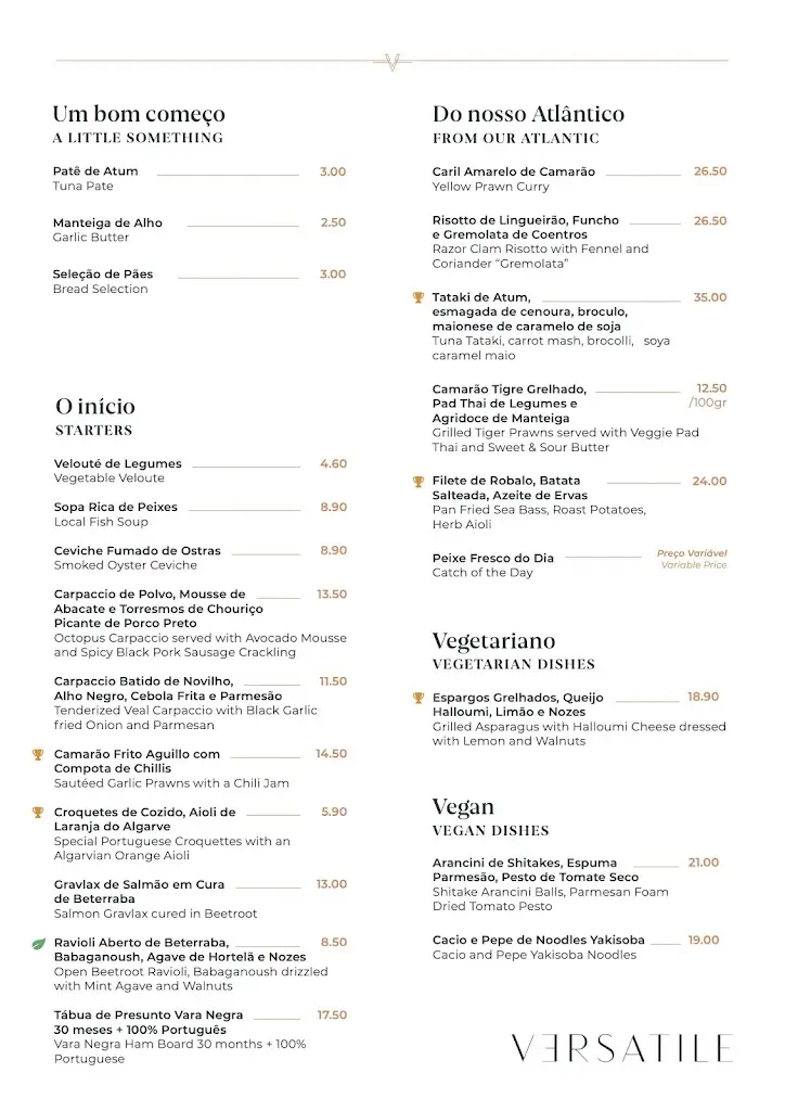 Menu_Versatile Restaurante_Boliqueime_immagine_1
