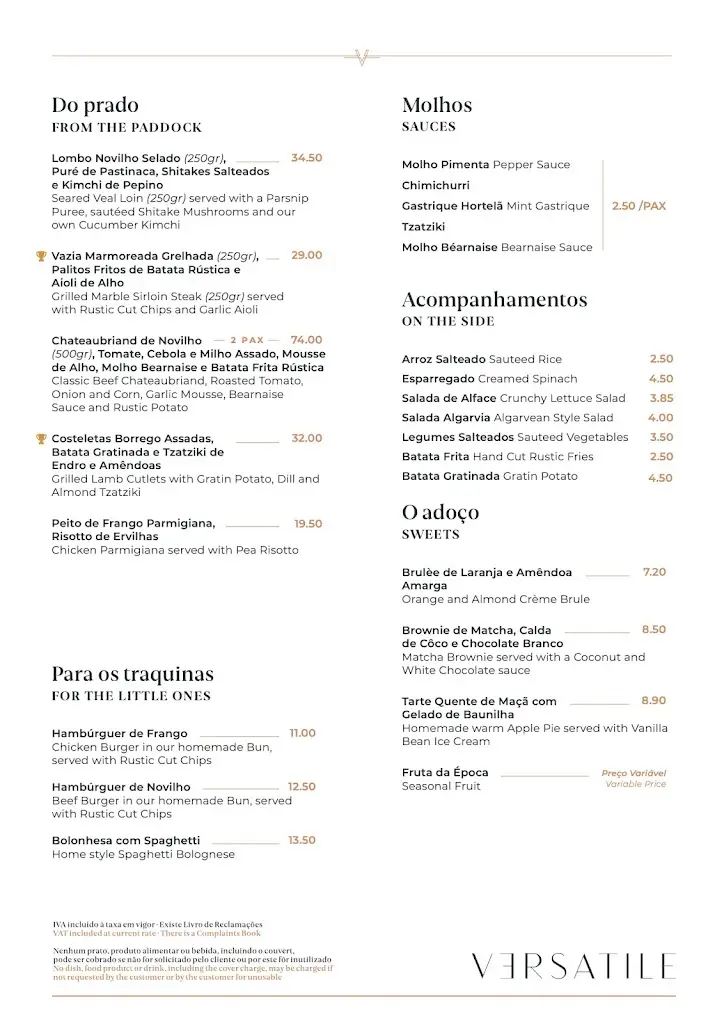 Menu_Versatile Restaurante_Boliqueime_immagine_2