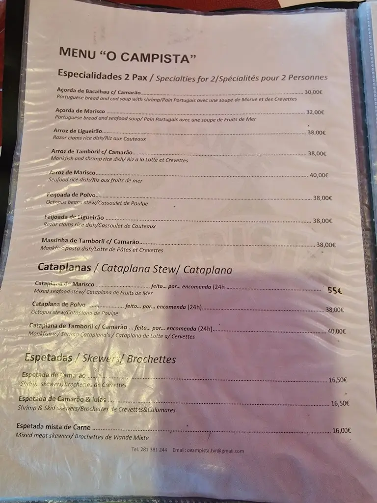 Menu_Restaurante O Campista_Cabanas de Tavira_imagen_3