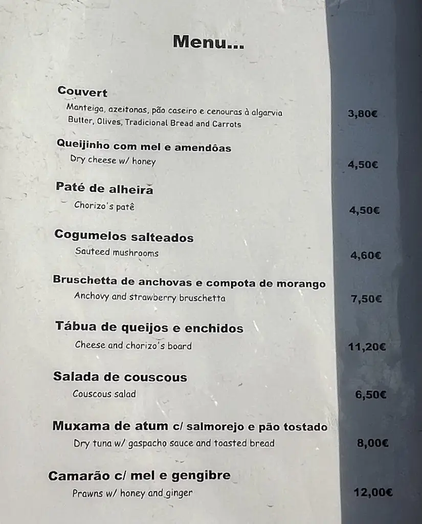 Menu_Restaurante O Coral_Cabanas de Tavira_immagine_4