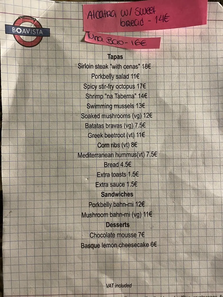 Menu_Taberna na Boavista_Arrifes_immagine_1