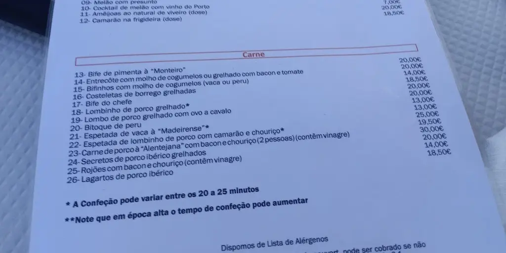 Menu_Restaurante O Monteiro_Cabanas de Tavira_imagen_1
