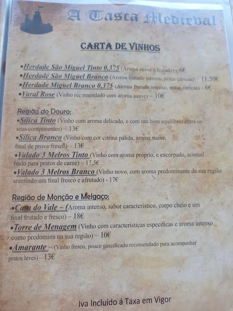 Menü_A Tasca Medieval_Castro Marim_Bild_3
